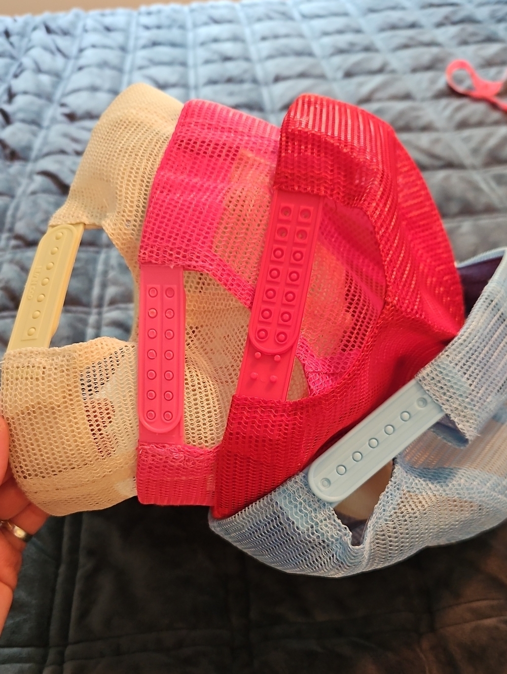 Trucker Hat Bundle, 4 Adjustable Snapbacks, Summer, Football & Weekend Themes - Picture 7 of 8